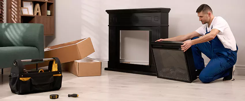Old Rusted Metal Fireplace Repair And Replacement in Altoona, IA