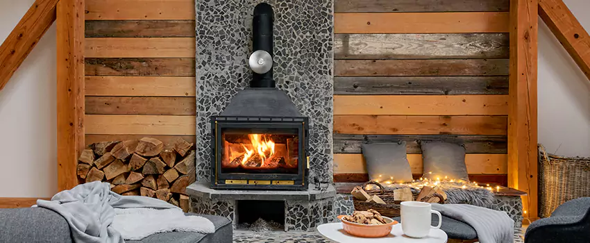 Thelin Hearth Products Direct Vent Gas Stove Fireplace Inspection in Altoona, Iowa